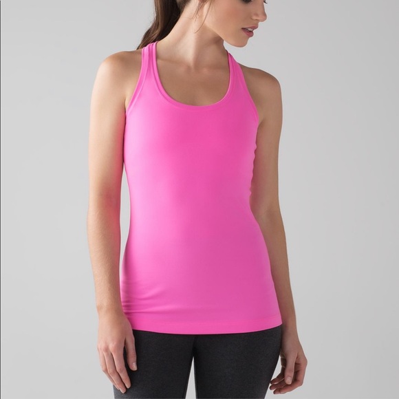 lululemon athletica Tops - Lululemon 2 for 1 Pink Cool Racerback Tanks